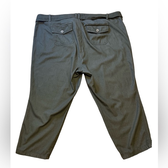 Torrid | Women’s Green Belted Skinny Leg Stretch Pants Size 20 - Picture 5 of 7